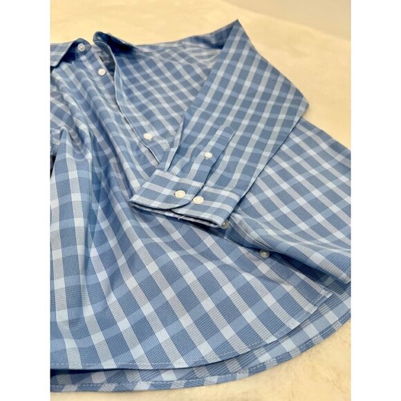 New Van Heusen Flex Size S/P 8 Boys Dress Shirt Blue Wedding, Special occasion - Picture 10 of 10